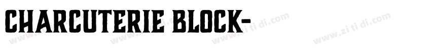 Charcuterie Block字体转换 Charcuterie Block字体转换